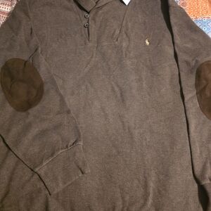 Polo by Ralph Lauren Chocolate  Shaw Collar Sweater